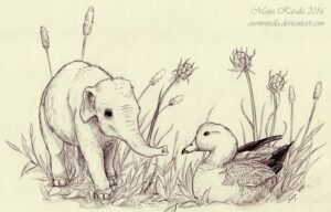 Cucciolo di Palaeoloxodon